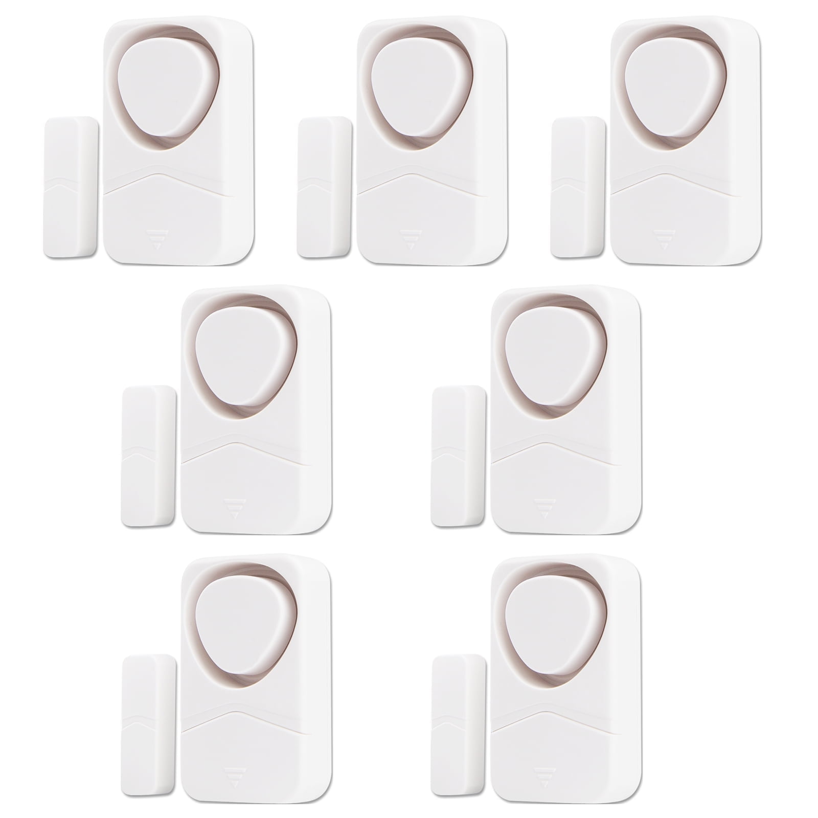 NineLeaf Window Alarm Sensors,Sliding Door Alarms when Opened,Refrigerator Alarm,Door and Window Alarm,110dB Loud Alarm,Easy Installation,4 Alarm Modes,Suitable for Home, Office, Shop, Fridge, 7PK