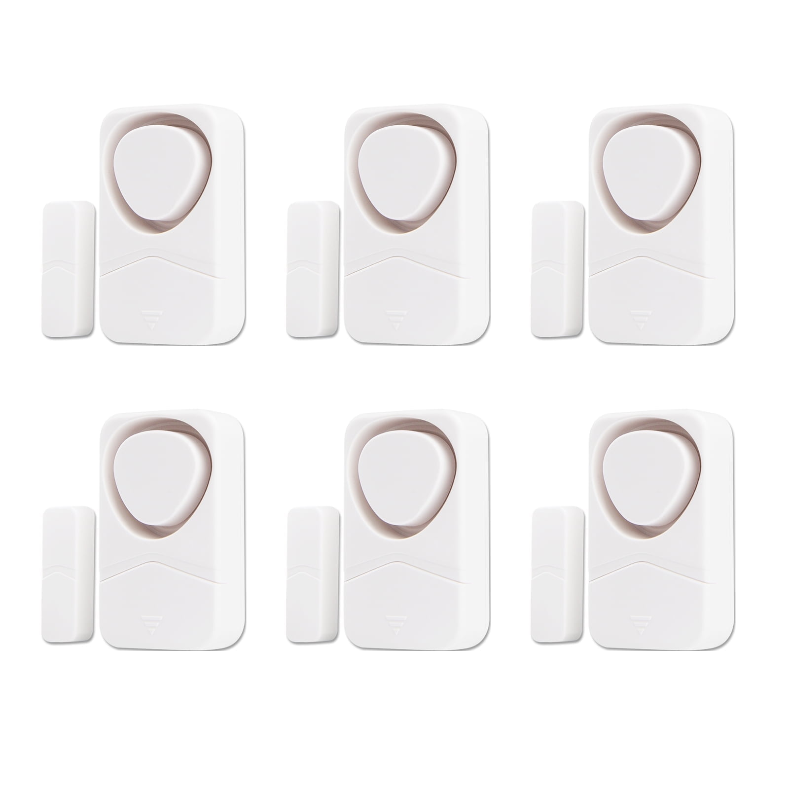 NineLeaf Window Alarm Sensors,Sliding Door Alarms when Opened,Refrigerator Alarm,Door and Window Alarm,110dB Loud Alarm,Easy Installation,4 Alarm Modes,Suitable for Home, Office, Shop, Fridge, 6PK