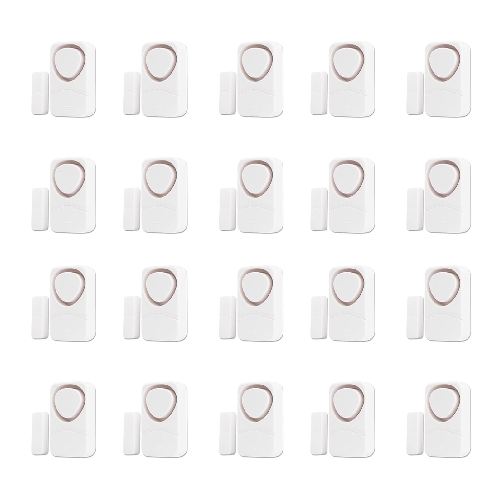 NineLeaf Window Alarm Sensors,Sliding Door Alarms when Opened,Refrigerator Alarm,Door and Window Alarm,110dB Loud Alarm,Easy Installation,4 Alarm Modes,Suitable for Home, Office, Shop, Fridge, 20PK