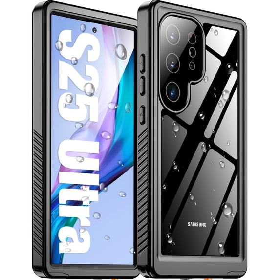 Nineasy Waterproof Case for Samsung Galaxy S25 Ultra with Built in Screen Protector