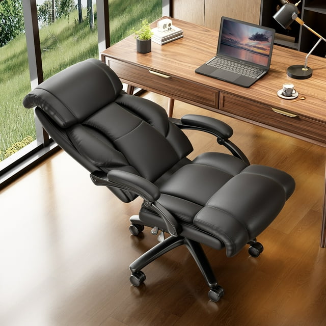 Ninecer Big and Tall Office Chair 400lbs, High Back Executive Reclining