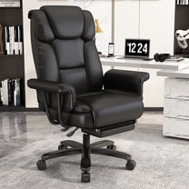 Heated Massage Office Chair with 6 Points Vibration, Reclining ...
