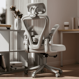 Leather Office Chair with Adjustable Tilt Angle,Ergonomic Computer