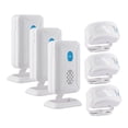thumbnail image 1 of Nineleaf 3Pack Wireless Motion Sensor Door Chime, Business Entry Doorbell Indoor, Motion Detector Buzzer, Motion Sensor Alarm (500Ft Range, 32 Tunes, 4 Volume Levels), 1 of 9