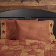 thumbnail image 1 of VHC FBA Brands 13617 Ninepatch Star Applique Border Pillow Case Set, 1 of 5