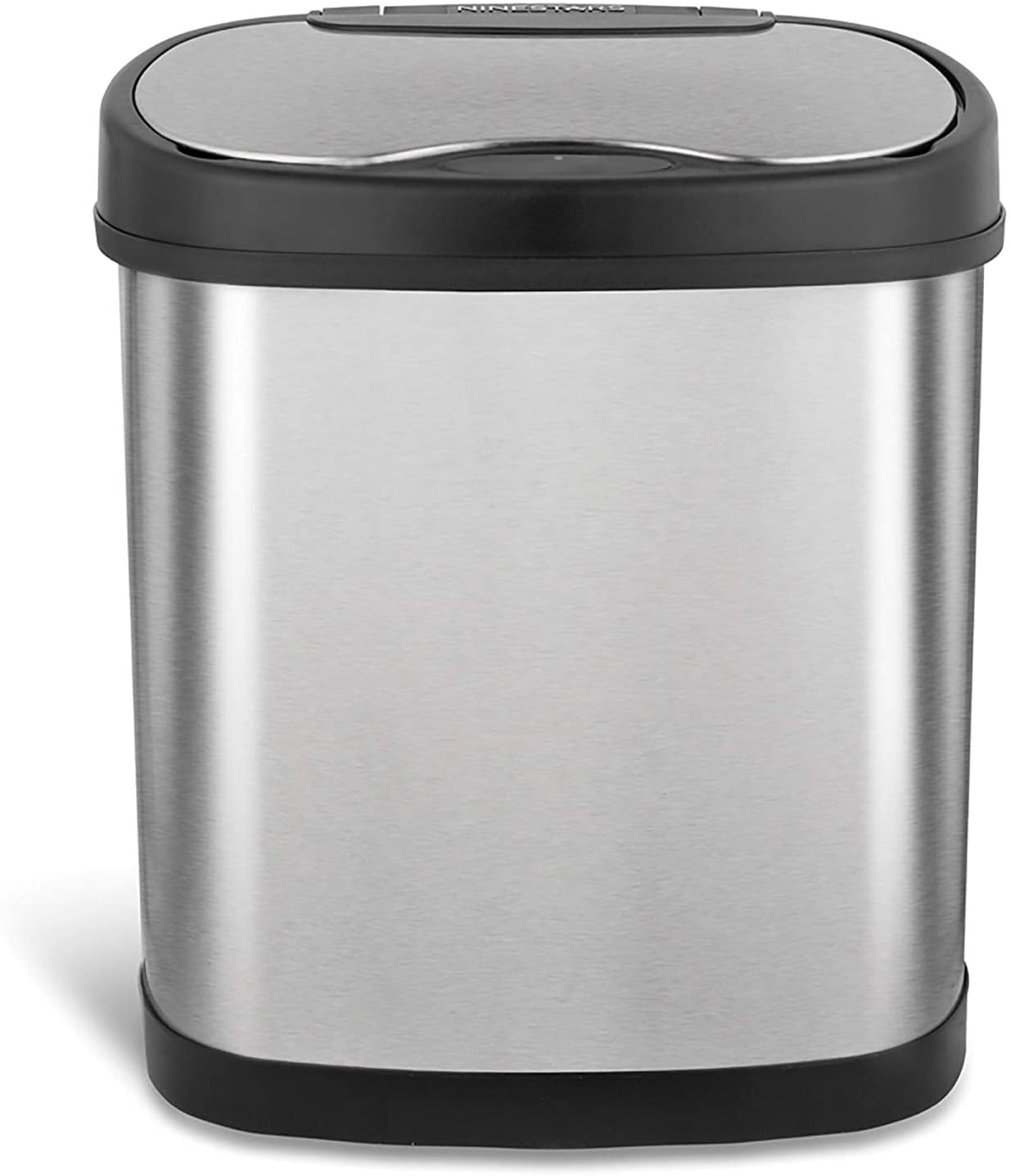 Nine Stars 3.2 Gallon Stainless Steel Touchless Trash Can