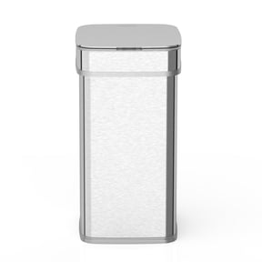 Ninestars Automatic Kitchen Trash Can, 13-Gallon Stainless Steel, Odor-Eliminating, Motion Sensor Garbage Bin with Soft Close Lid, Silver