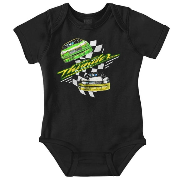 Nineties Days of Thunder Racing Film Bodysuit Jumper Boys Infant Baby Brisco Brands 6M