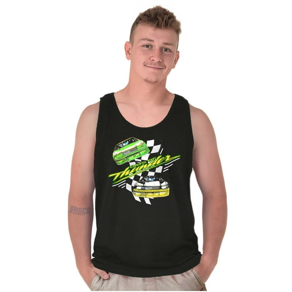 Nineties Days of Thunder Racing Film Mens Big & Tall Graphic Tank Top Brisco Brands 2X