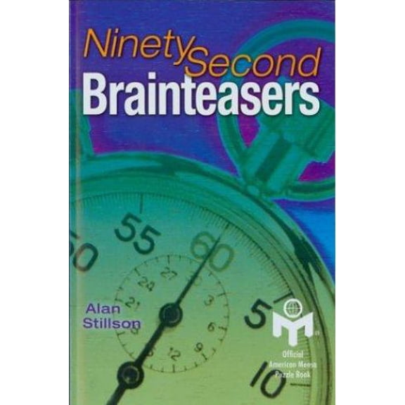 Pre-Owned Ninety-Second Brainteasers: Mensa (Paperback) 0806993936 9780806993935