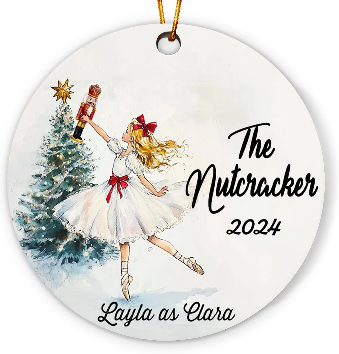 Clara And Nutcracker Ornament