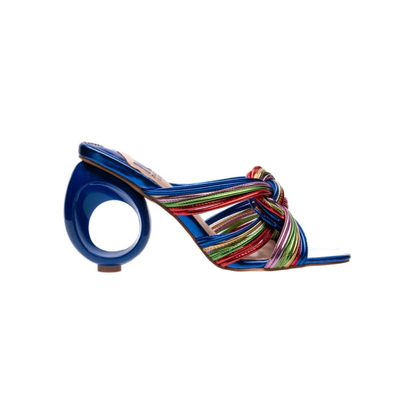 Ninety Union Brazil Square Toe Mule, Blue Multi, 12