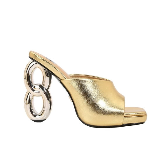 Ninety Union Cancun Double Link Heel Slide, Gold, 8