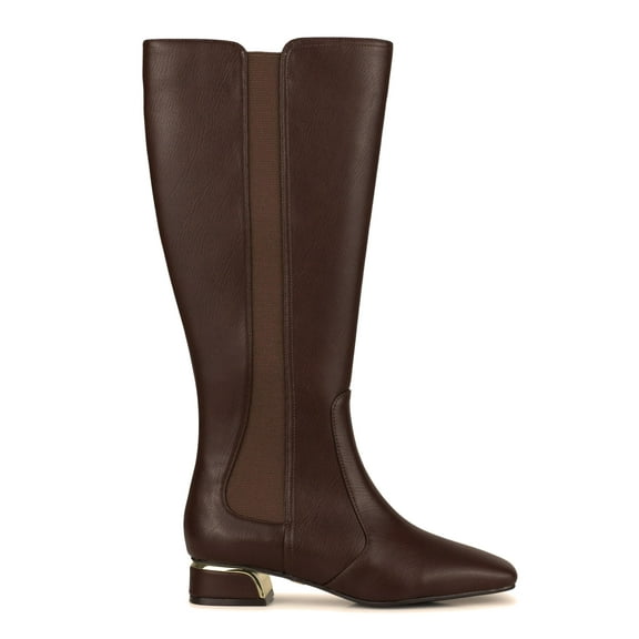 Ninety Union EVA Metal Heel Goring Tall Boot, Brown, 9