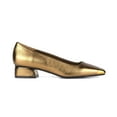 thumbnail image 1 of Ninety Union Eagle Metallic Heel Cap Toe Flat, Bronze, 8, 1 of 5
