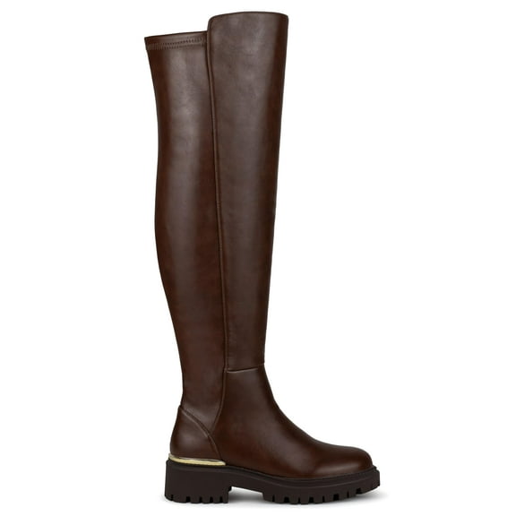 Ninety Union FREEPORT Stretch Over The Knee Boot, Brown, 7