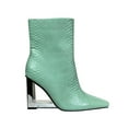 thumbnail image 1 of Ninety Union Fire Triangle Metal Heel Bootie, Mint, 7, 1 of 5