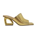 thumbnail image 1 of Ninety Union Florence Metal Heel Slide, Gold, 12, 1 of 5