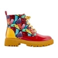 thumbnail image 1 of Ninety Union Freeway Multi Patent Lug Sole Bootie, Red Multi, 10, 1 of 5