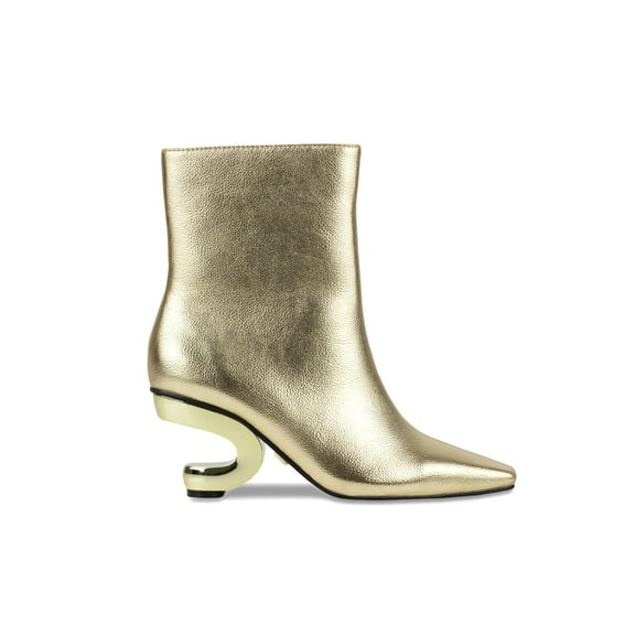 Ninety Union GETAWAY Metallic Heel Bootie, Gold, 11