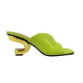 thumbnail image 1 of Ninety Union GYPSY Open Toe Metal Heel Slide, Lime, 4, 1 of 5