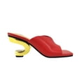 thumbnail image 1 of Ninety Union GYPSY Open Toe Metal Heel Slide, Red, 4, 1 of 5