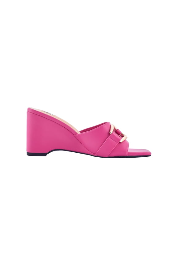 KENSY Buckle Slide Wedge, Fuchsia, 8