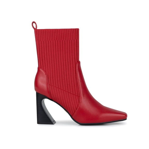 Ninety Union LEXI Stretch Fabric Bootie, Red, 10