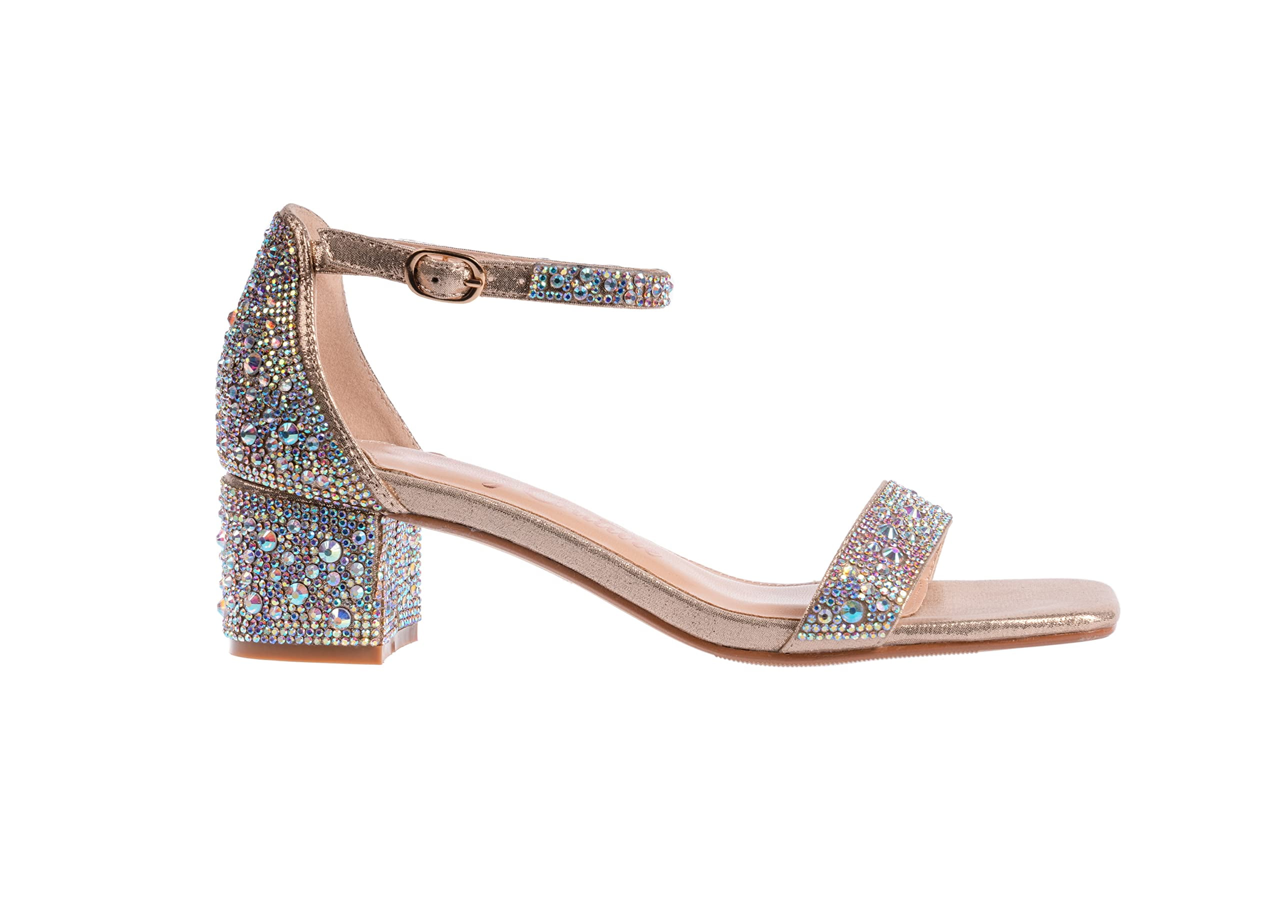 Ninety Union Lady Couture Dazzle 2 Inch Mid Block Heel Rhinestone Sandal, Silver, 13 Ninety Union Lady Couture Dazzle 2 Inch Mid Block Heel Rhinestone Sandal, Silver, 13