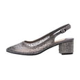 thumbnail image 1 of Ninety Union Lady Couture Demi Rhinestone Mesh Slingback, Pewter, 12, 1 of 5