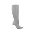 thumbnail image 1 of Ninety Union Lady Couture Diamond Rhinestone Covered Boots, Silver, 5, 1 of 5