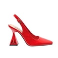 thumbnail image 1 of Ninety Union Lady Couture Mistic Jewel Metallic Heel Slingback, Red, 4, 1 of 5