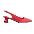 thumbnail image 1 of Ninety Union Lady Couture Ruby Glitter Metal Heel Slingback, Red, 8, 1 of 1