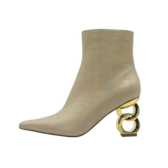 Ninety Union Roxy Squared-Off Pointed Toe Short Bootie, Gold, 11