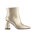 thumbnail image 1 of Ninety Union Slinky Metal Caged Bootie, Gold, 8, 1 of 1
