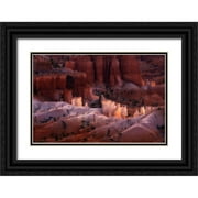 Ning, Aidong 14x11 Black Ornate Wood Framed with Double Matting Museum Art Print Titled - Canyon Light