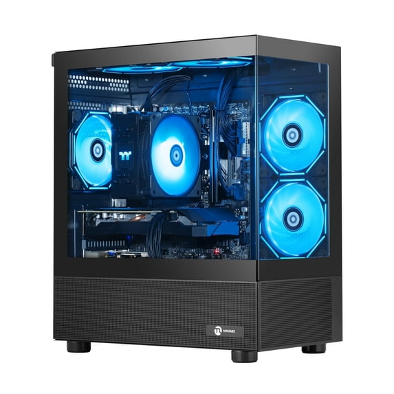 Ningmei Gaming PC AMD Ryzen 7 9700X NVIDIA RTX 5060 32GB RAM 1TB SSD Wifi PC Gaming Black