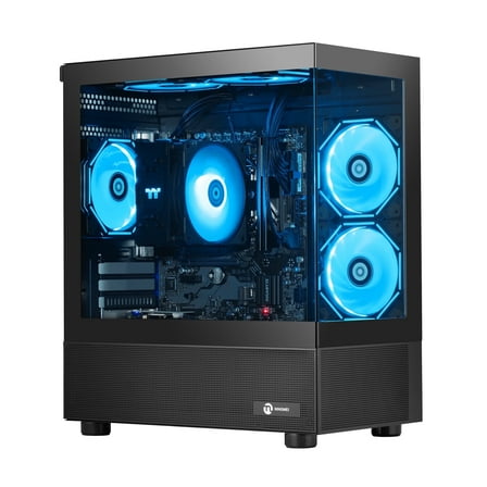 Ningmei Lumishore Gaming PC AMD Ryzen 5 5600GT 16GB RAM 1TB SSD WiFi PC Gaming Black