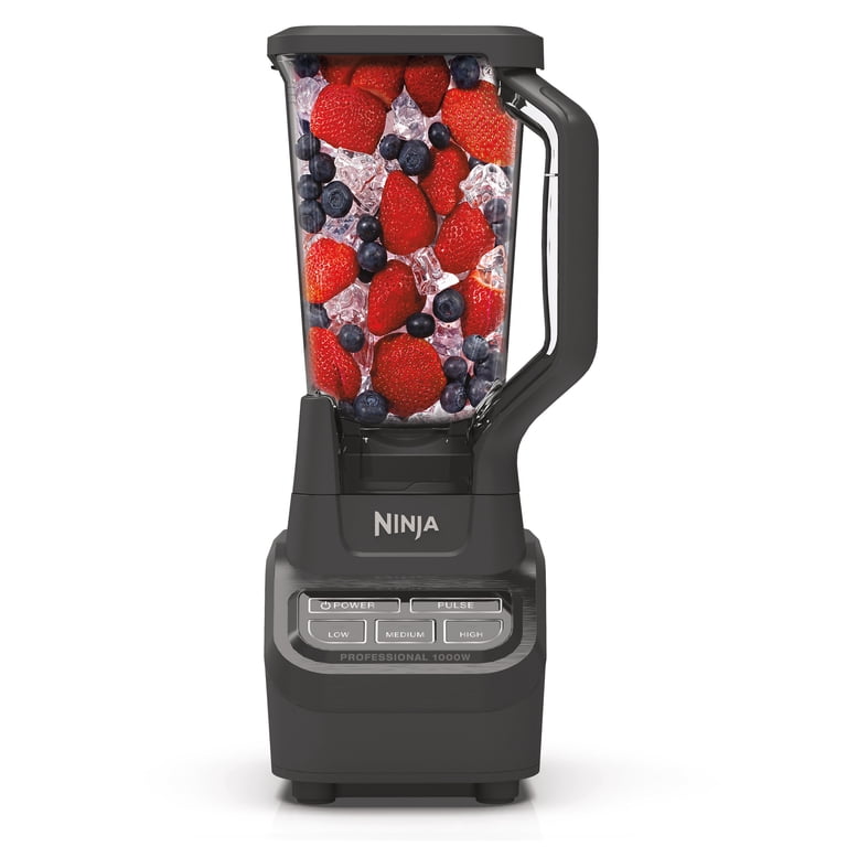 Ninja 1000 W 72 oz 1-Speed Countertop Blender, Black - Walmart.com