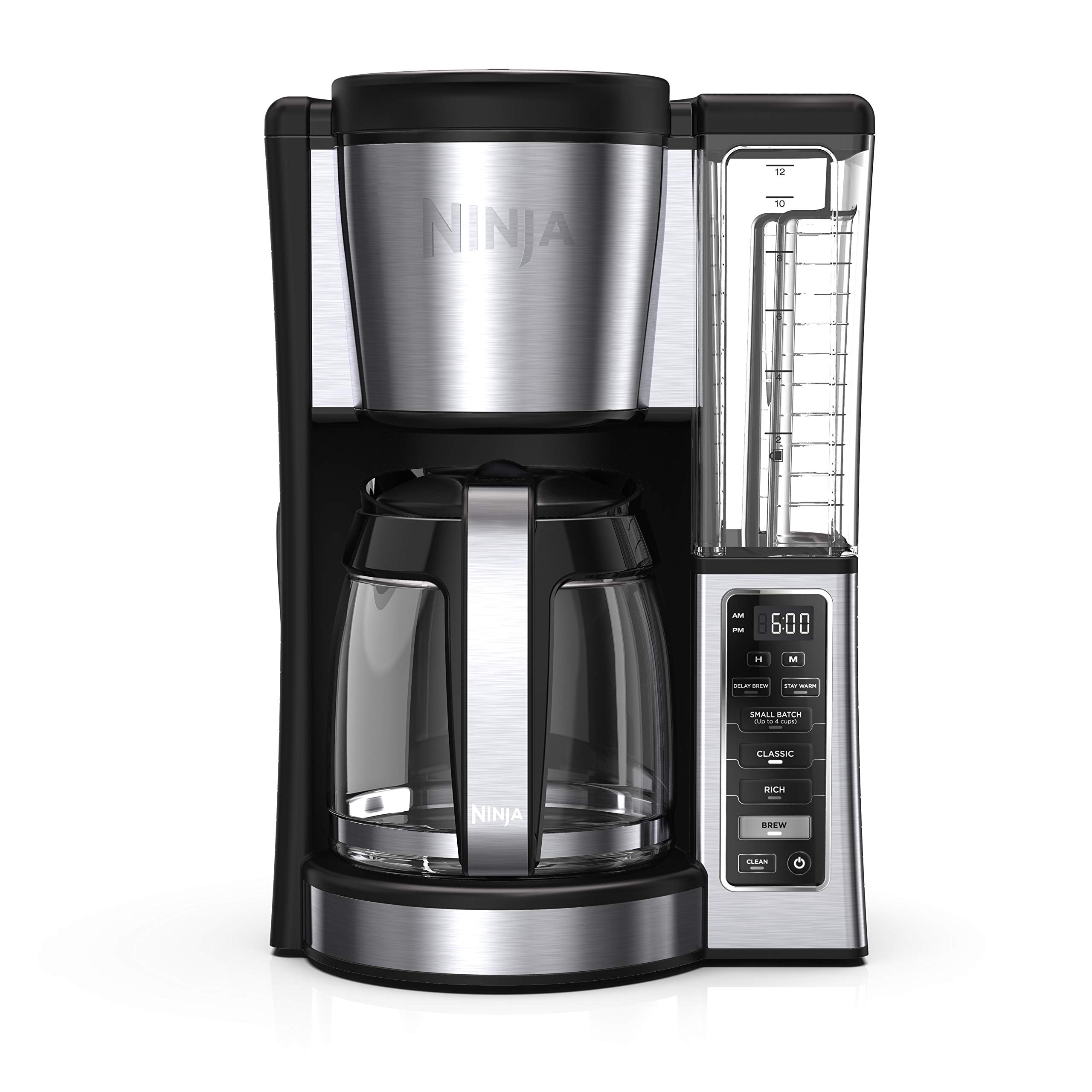 Ninja 12-Cup Programmable Coffee Brewer, 12-cup Glass Carafe, 60-oz removable water reservoir - rated 5 stars from 1 reviews