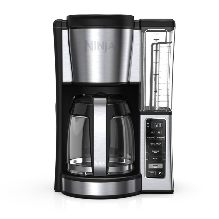 Ninja 12 Cup Stainless Steel Coffee Maker Glass Carafe CE250