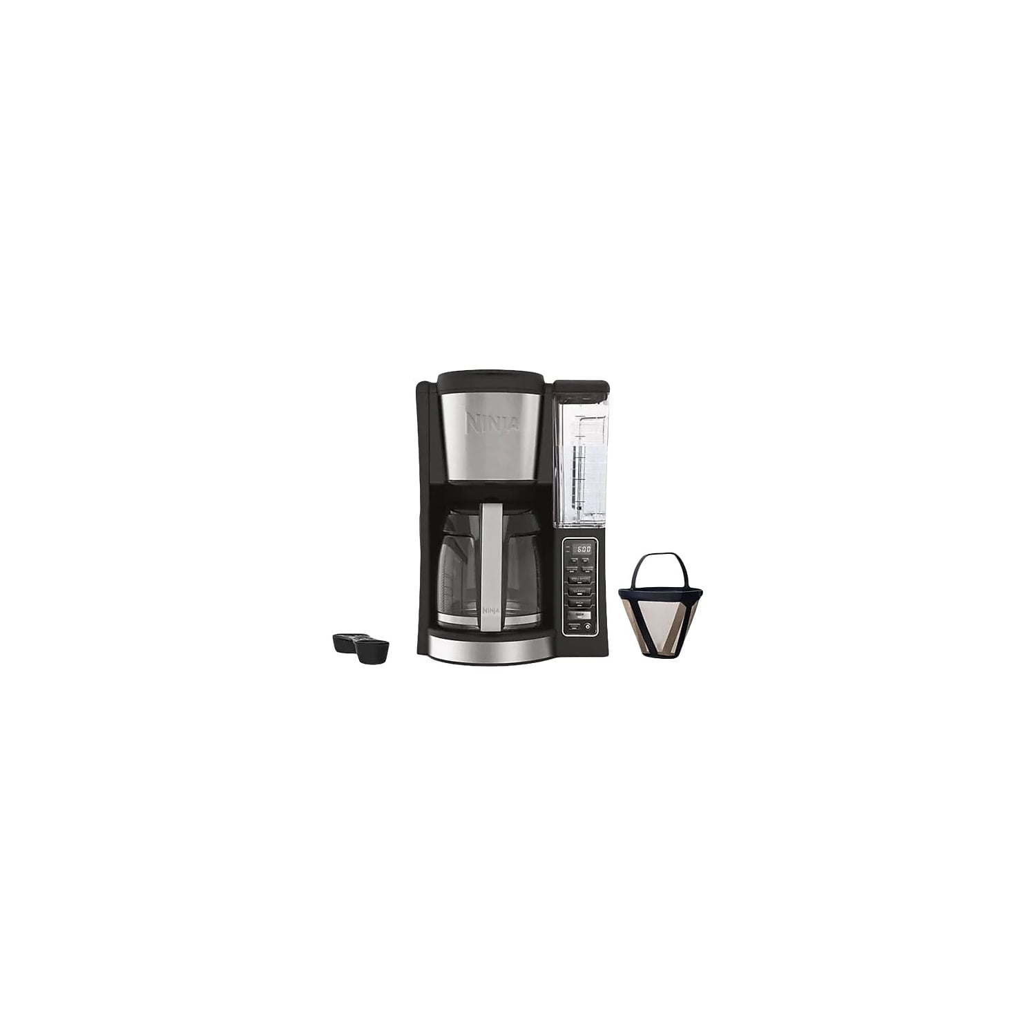 Ninja 12 Cups Automatic Drip Coffee Maker Black/Stainless Steel (CE201) 