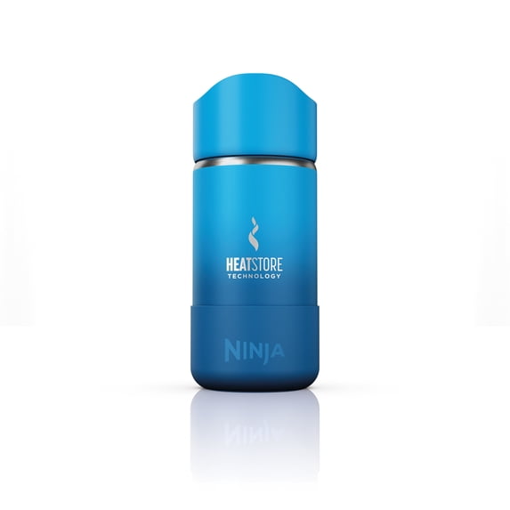 Ninja Sip Perfect 12oz Stainless Steel Travel Mug, Leak Proof Lid, Dishwasher Safe, Tropical Blue