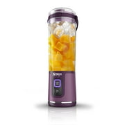 Ninja Blast Portable Personal 18 Oz Blender w/ Leak Proof & Easy Sip Lid, Rechargeable Base, BC151PR Purple