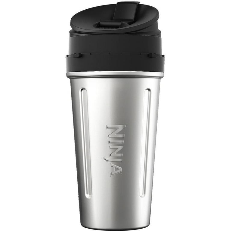 Ninja 24 Ounce Black Stainless Steel Blender Cup