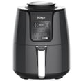 thumbnail image 1 of Ninja 4-Qt Air Fryer, 3 Functions, Air Fry, Reheat, and Dehydrate, Dishwasher Safe, Non-Stick, AF100WM Black, 1 of 8