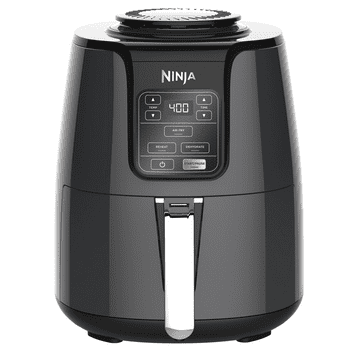 Ninja 4 Qt Air Fryer, Nonstick Basket with Crisper Plate, 1550 Watts, Black
