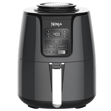 Ninja 4 Qt Air Fryer, Nonstick Basket with Crisper Plate, 1550 Watts, Black