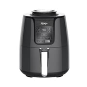 Ninja 4-Qt Air Fryer, 3 Functions, Air Fry, Reheat, and Dehydrate, Dishwasher Safe, Non-Stick, AF100WM Black
