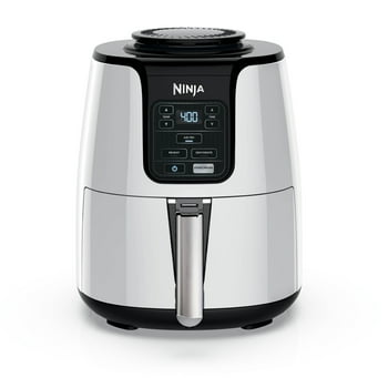 Ninja 4Qt Air Fryer, Nonstick Basket with Crisper Plate, 1550 Watts, White